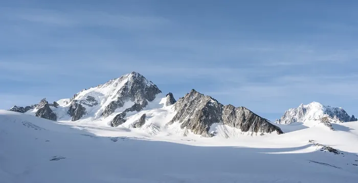 Framed Print : Mountain panorama, Glacier du Tour Framed Print : Mountain panorama, Glacier du Tour