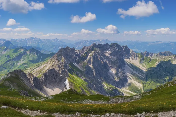 Framed Print : Mountain panorama from the Grosser Daumen