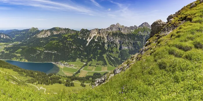 Framed Print : Mountain panorama from the Krinnenspitze Framed Print : Mountain panorama from the Krinnenspitze