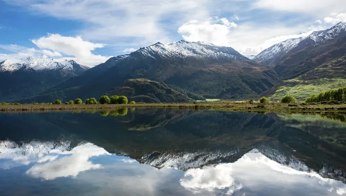 Framed Print : Mountain range reflected in a lake Framed Print : Mountain range reflected in a lake