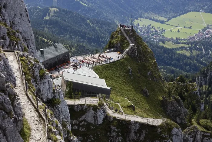 Framed Print : Mountain station, Wendelsteinhaus