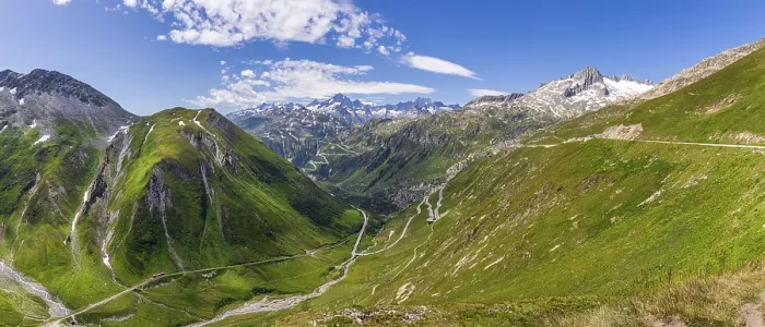 Framed Print : Mountainous landscape, Furka Pass Framed Print : Mountainous landscape, Furka Pass