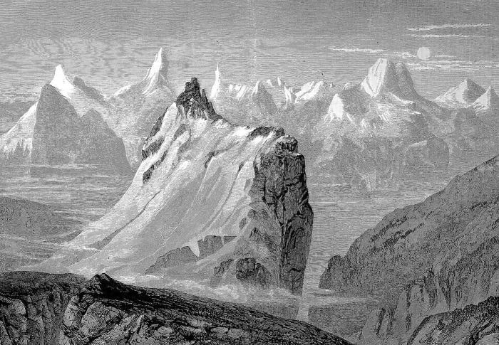 Framed Print : The mountains of the Alps in the Bernese Oberland Framed Print : The mountains of the Alps in the Bernese Oberland