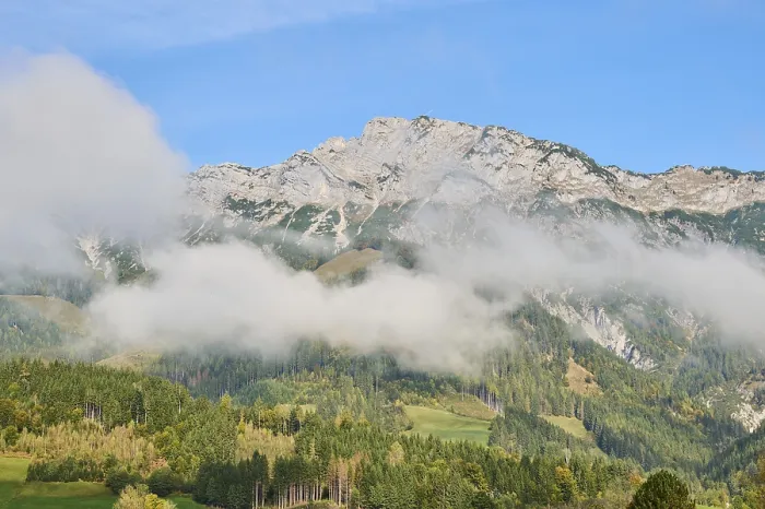 Framed Print : Mountains in autumn colours, Berchtesgaden Alps