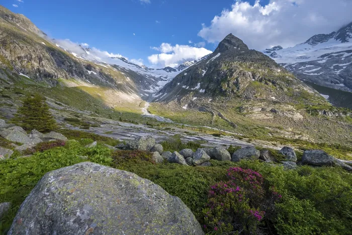 Framed Print : Mountains on the Berliner Hoehenweg