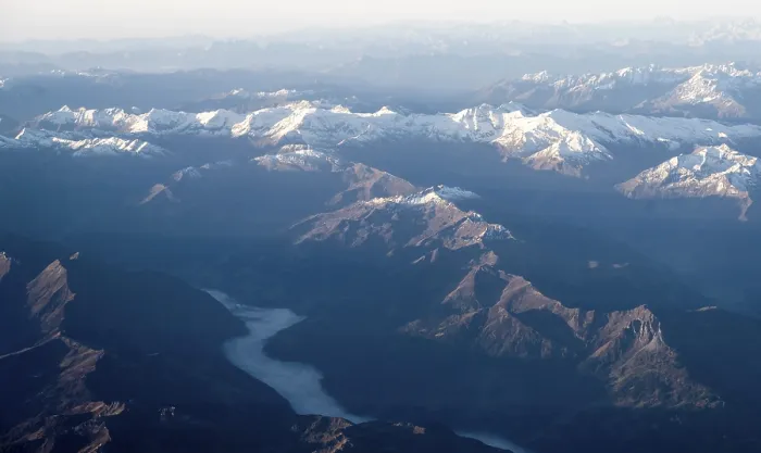 Framed Print : Mountains in morning light, Alps Framed Print : Mountains in morning light, Alps