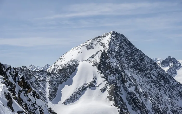 Framed Print : Mountains in winter, Stubai Alps Framed Print : Mountains in winter, Stubai Alps