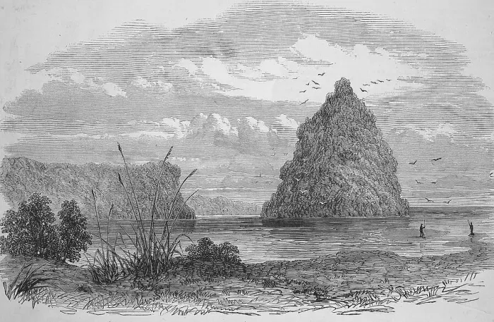 Framed Print : Mouth of the Wanganui into the Tasman Sea