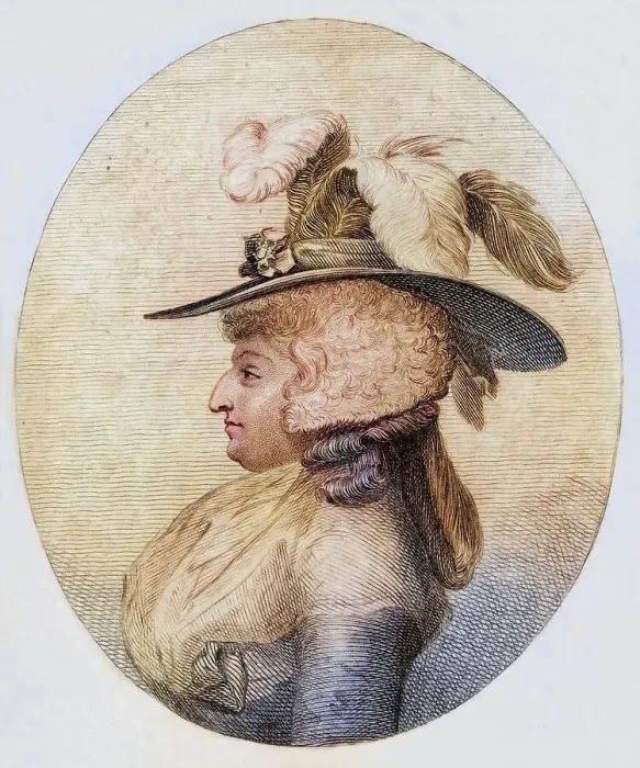 Framed Print : Mrs Maria Anne Fitzherbert (nee Smythe - 1756-1837)