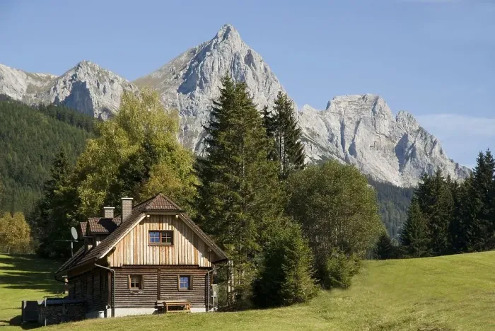 Framed Print : Mt. Kaibling, Kaiserau, Nationalpark Gesaeuse national park