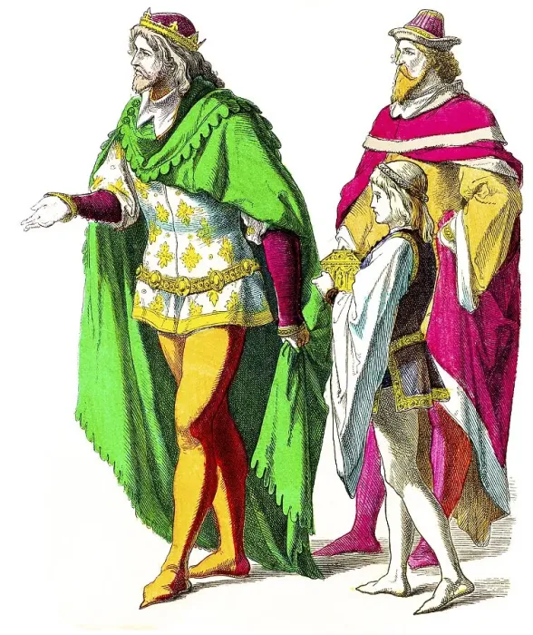 Framed Print : Muenchener Bilderbogen, Costumes Framed Print : Muenchener Bilderbogen, Costumes