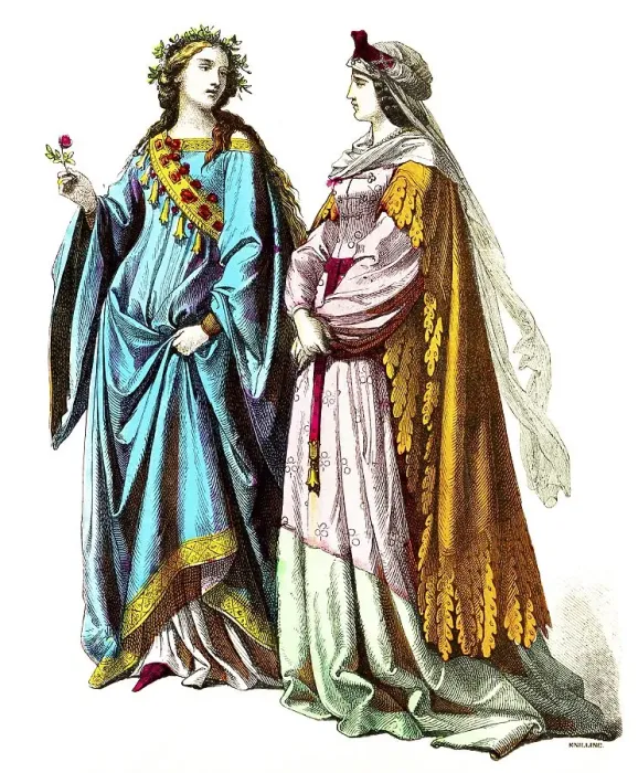 Framed Print : Muenchener Bilderbogen, Costumes