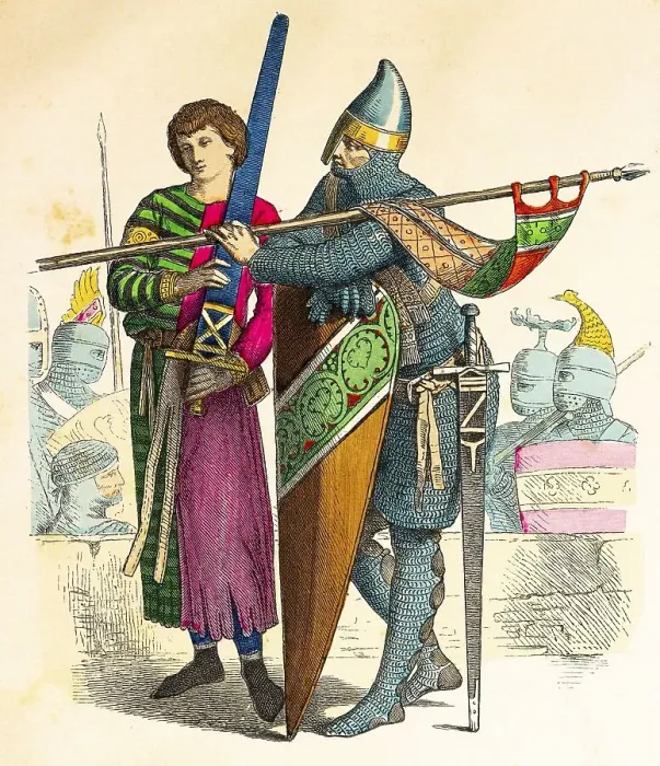 Framed Print : Muenchener Bilderbogen, costumes