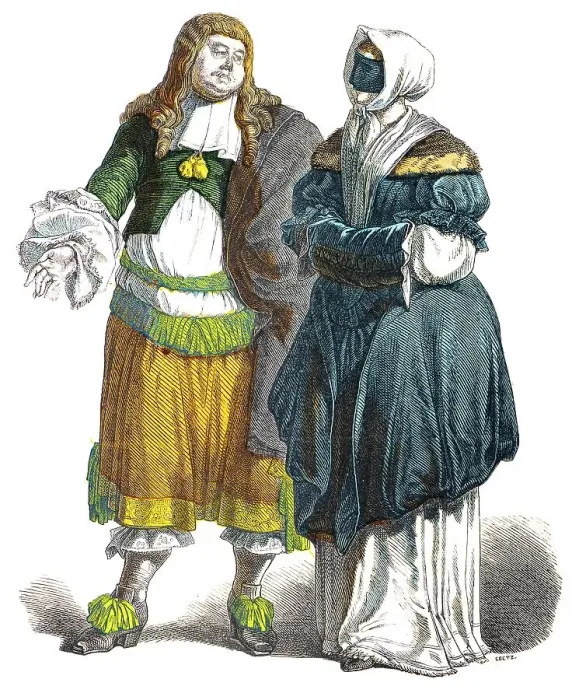 Framed Print : Muenchener Bilderbogen, Costumes Framed Print : Muenchener Bilderbogen, Costumes