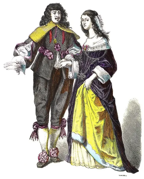 Framed Print : Muenchener Bilderbogen, Costumes