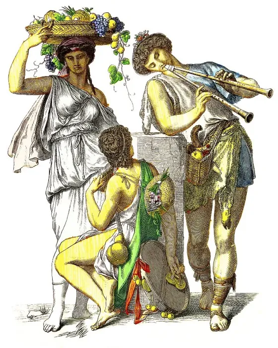 Framed Print : Muenchener Bilderbogen, Costumes Framed Print : Muenchener Bilderbogen, Costumes