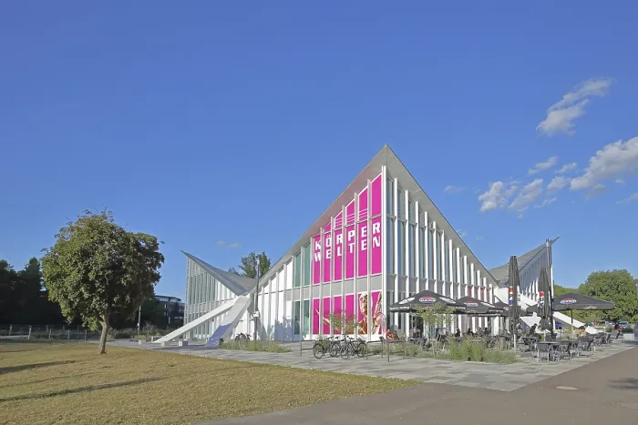 Framed Print : Multipurpose hall Hyparschale, Modern building