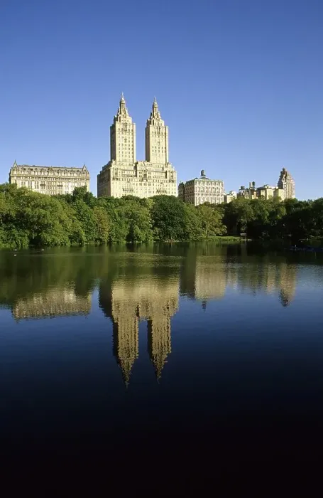 Framed Print : Multistory buildings on the Upper West Side at Central Park Framed Print : Multistory buildings on the Upper West Side at Central Park