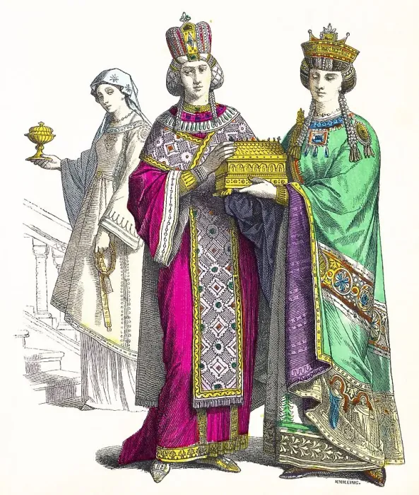 Framed Print : Munich Bilderbogen, costumes, Byzantine Framed Print : Munich Bilderbogen, costumes, Byzantine