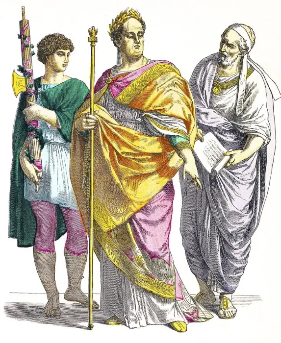 Framed Print : Munich Bilderbogen, costumes, Roman Framed Print : Munich Bilderbogen, costumes, Roman
