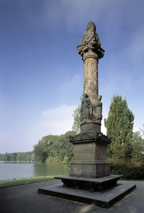 Framed Print : Munich, English Garden /  Sckell Monument