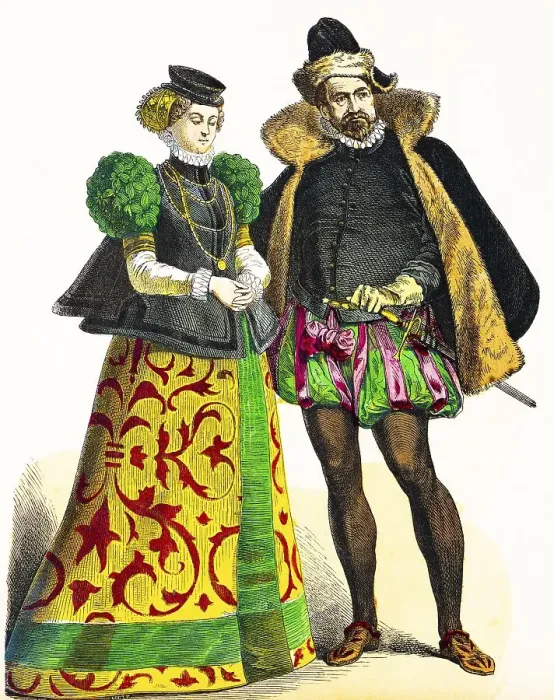 Framed Print : Munich illustrated book, Costumes Framed Print : Munich illustrated book, Costumes