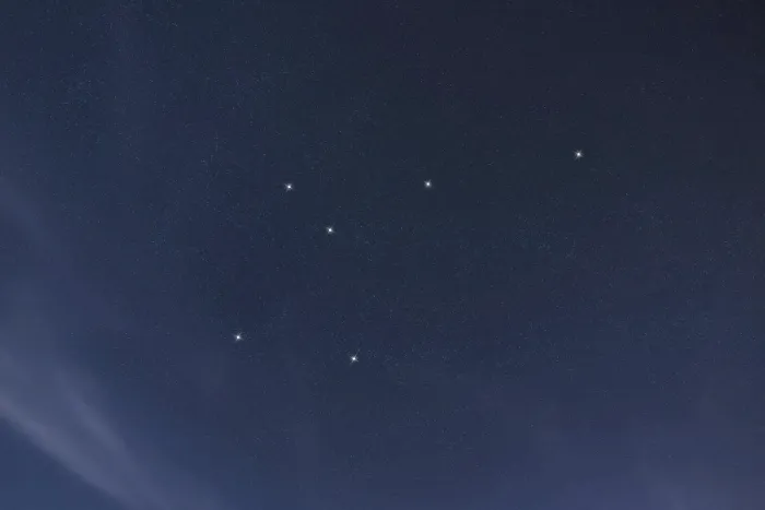 Framed Print : Musca star constellation, Night sky