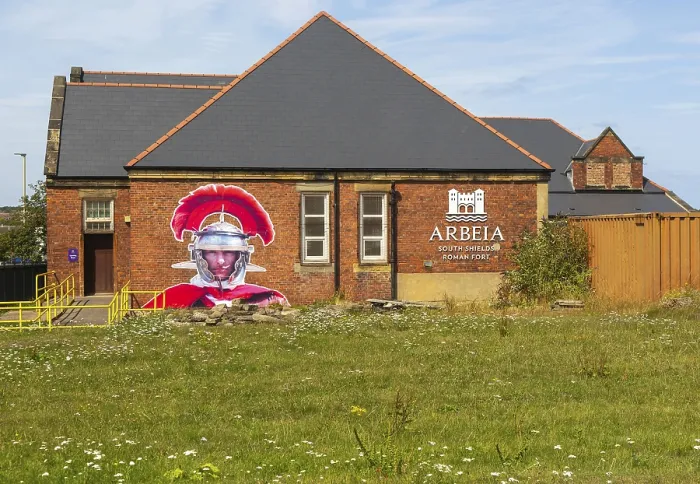 Framed Print : Museum building, Roman fort of Arbeia Framed Print : Museum building, Roman fort of Arbeia