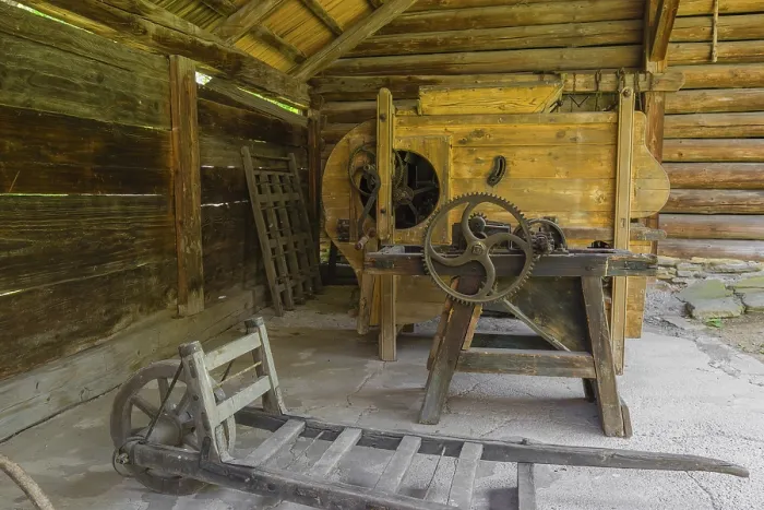Framed Print : Museum of slovak village in Jahodnicky Hory