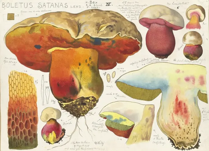 Framed Print : Mushroom, Mushrooms, Satan's bolete