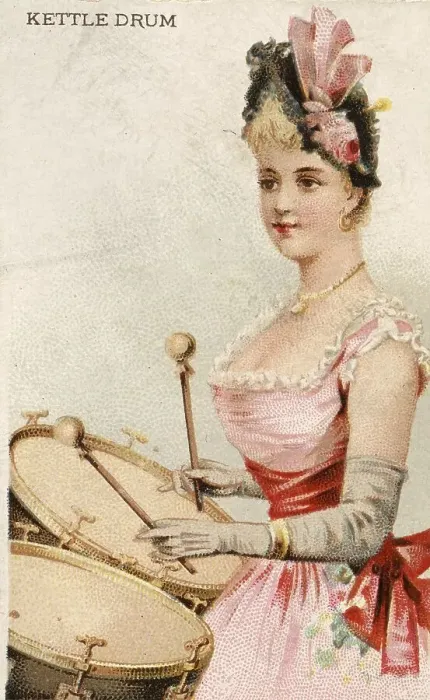Framed Print : Musical instruments, Woman playing a musical instrument