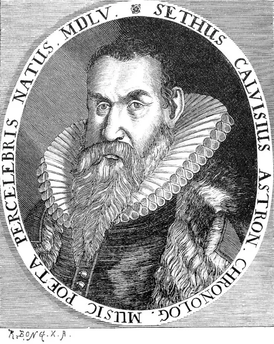 Framed Print : Musician and scholar Seth Calvisius or Jacob Kallwitz (1555-1615)