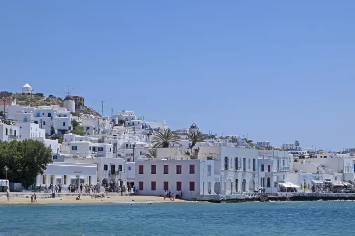 Framed Print : Mykonos Town or Chora, Mykonos, Cyclades, Greece