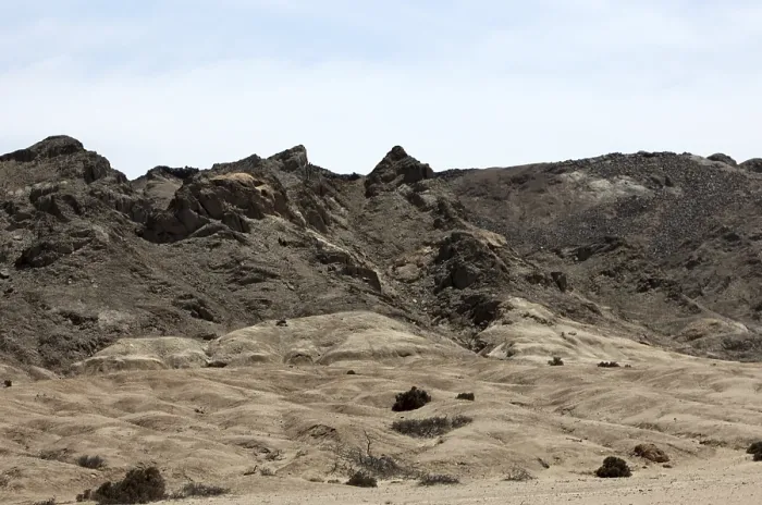 Framed Print : Namib Desert near Swakopmund, Namibia