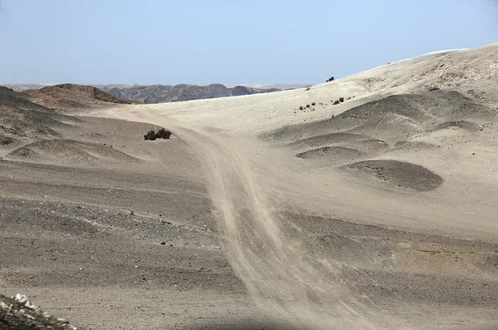 Framed Print : Namib Desert near Swakopmund, Namibia