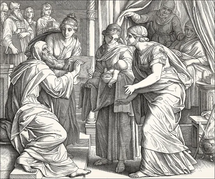Framed Print : Naming of John the Baptist, by Julius Schnorr von Carolsfeld Framed Print : Naming of John the Baptist, by Julius Schnorr von Carolsfeld
