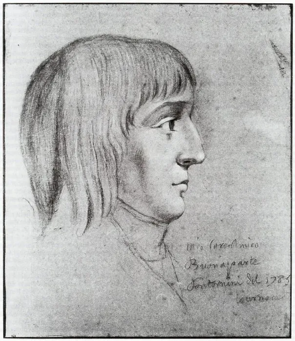 Framed Print : Napoleon Bonaparte as a cadet in Brienne