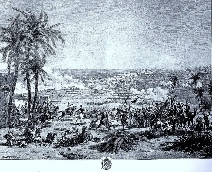 Framed Print : Napoleon's victory over the Turks at Abukir