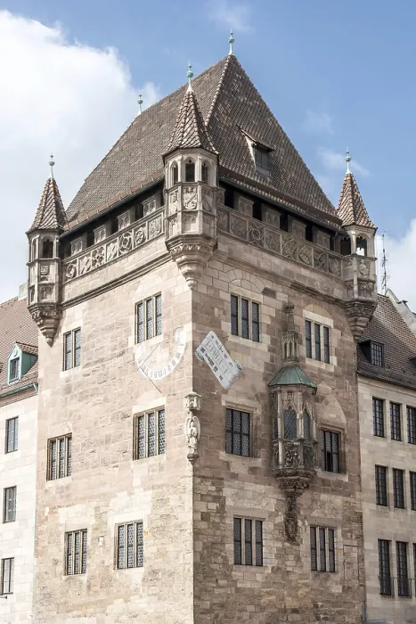 Framed Print : The Nassauer Haus, a medieval residence tower in Nuremberg (Germany) (Franconia)