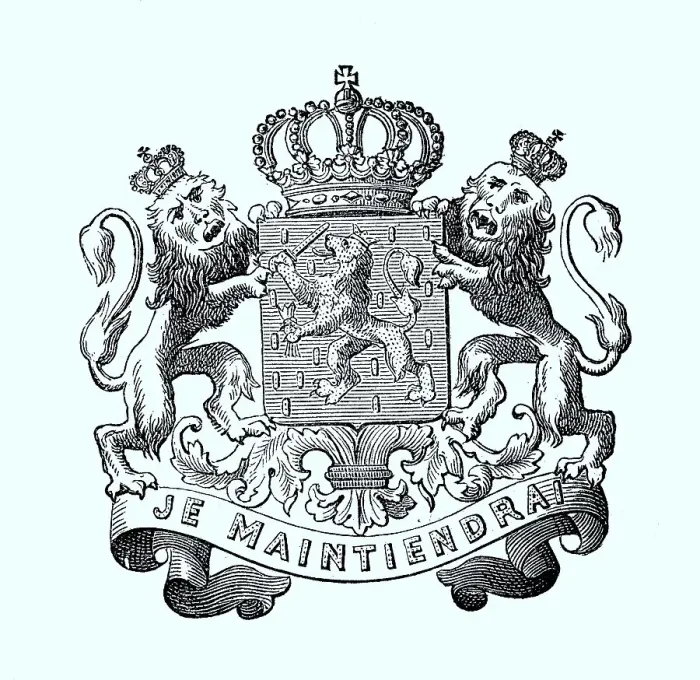 Framed Print : National coat of arms, coat of arms from 1890