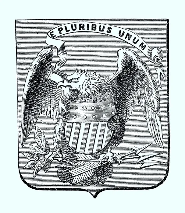 Framed Print : National Coat of Arms, Coat of Arms from 1890 Framed Print : National Coat of Arms, Coat of Arms from 1890