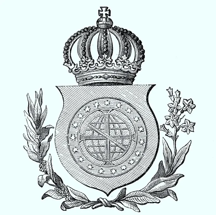 Framed Print : National coat of arms, coat of arms from 1890