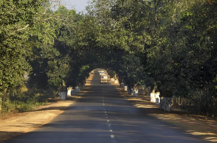Framed Print : National highway, bastar, chhattisgarh