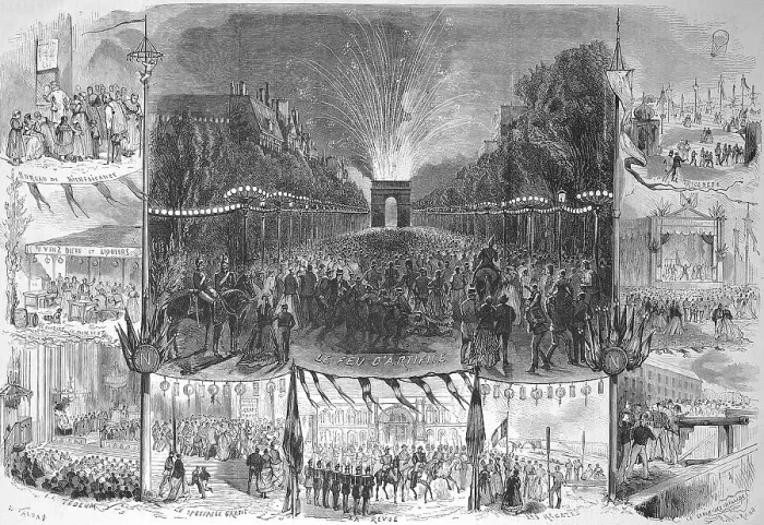 Framed Print : The National Holiday on 15 August 1868 Framed Print : The National Holiday on 15 August 1868