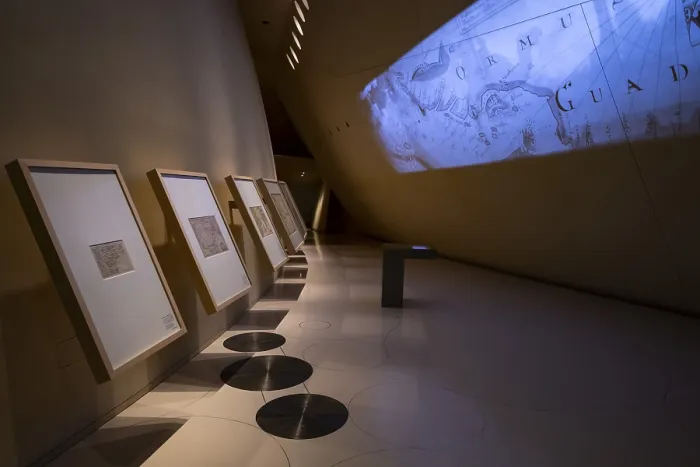 Framed Print : National Museum, Interior, Doha