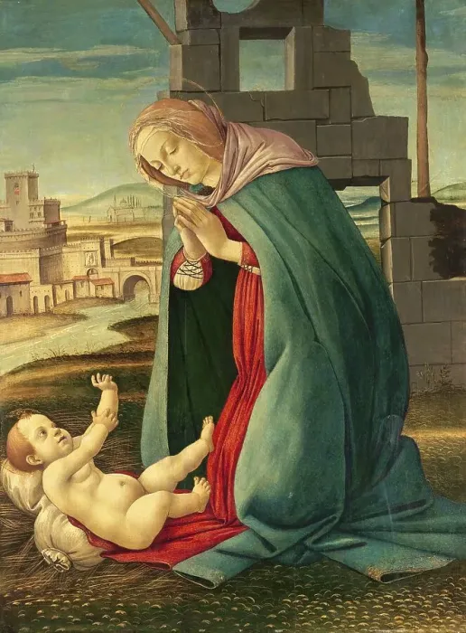 Framed Print : The Nativity (late 15th century) Framed Print : The Nativity (late 15th century)