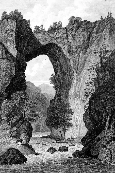 Framed Print : Natural Bridge, the natural bridge in the state of Virginia Framed Print : Natural Bridge, the natural bridge in the state of Virginia