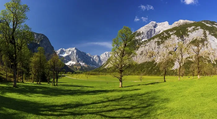 Framed Print : Nature conservancy area Grosser Ahornboden