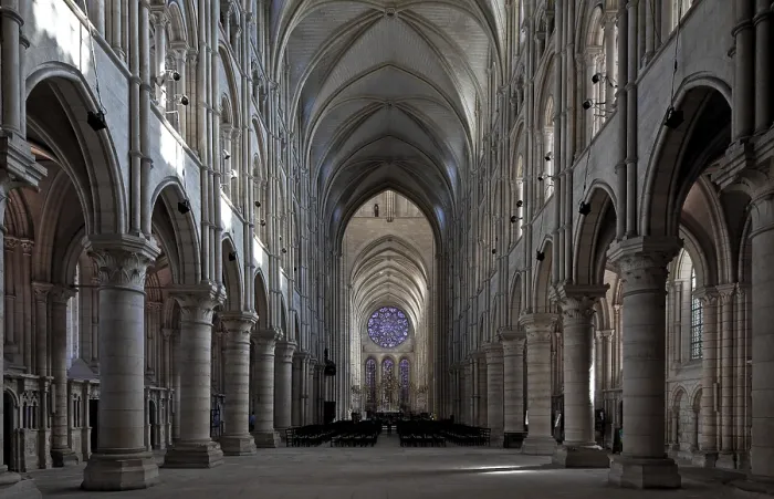 Framed Print : Nave inside facing east, St. Sankt, Saint