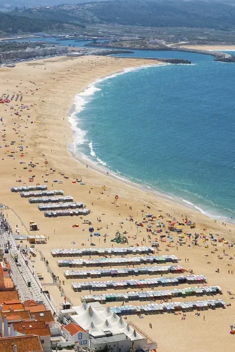 Framed Print : Nazare beach, Estremadura and Ribatejo Framed Print : Nazare beach, Estremadura and Ribatejo